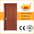 Chinesische PVC MDF Holz Günstige Türen (SC-P101)